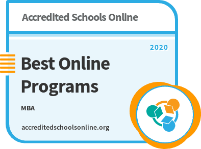 Best Online MBA Programs with no GMAT Requirement badge
